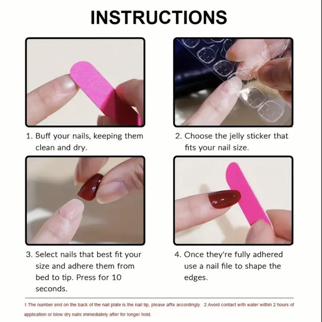 Luxury assorted color blooming handmade nails press on nails extra short nails gel nails fashion nails