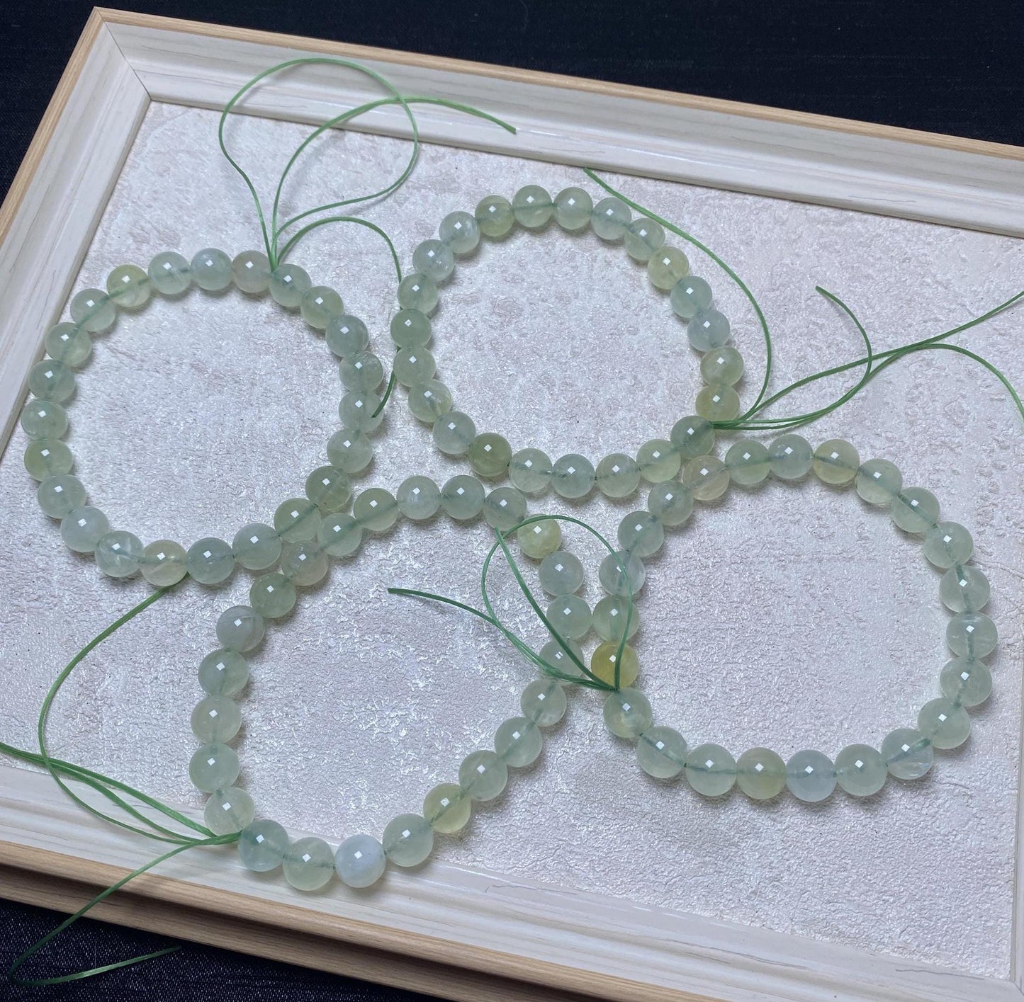 8mm green prehnite crystal bracelets healing crystal beaded crystal high quality