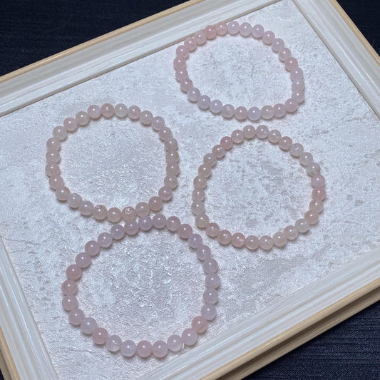 Peach morganite crystal barcelets nature beaded crystal bracelets